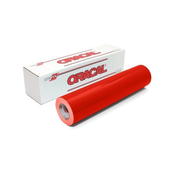 2 Pack 12"x 1 Yard Oracal 651 RED & LIGHT RED Cricut Hobby Craft Vinyl Decal - Picture 3 of 4